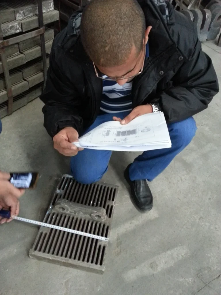 On-site review of mill wear parts and technical requirements
