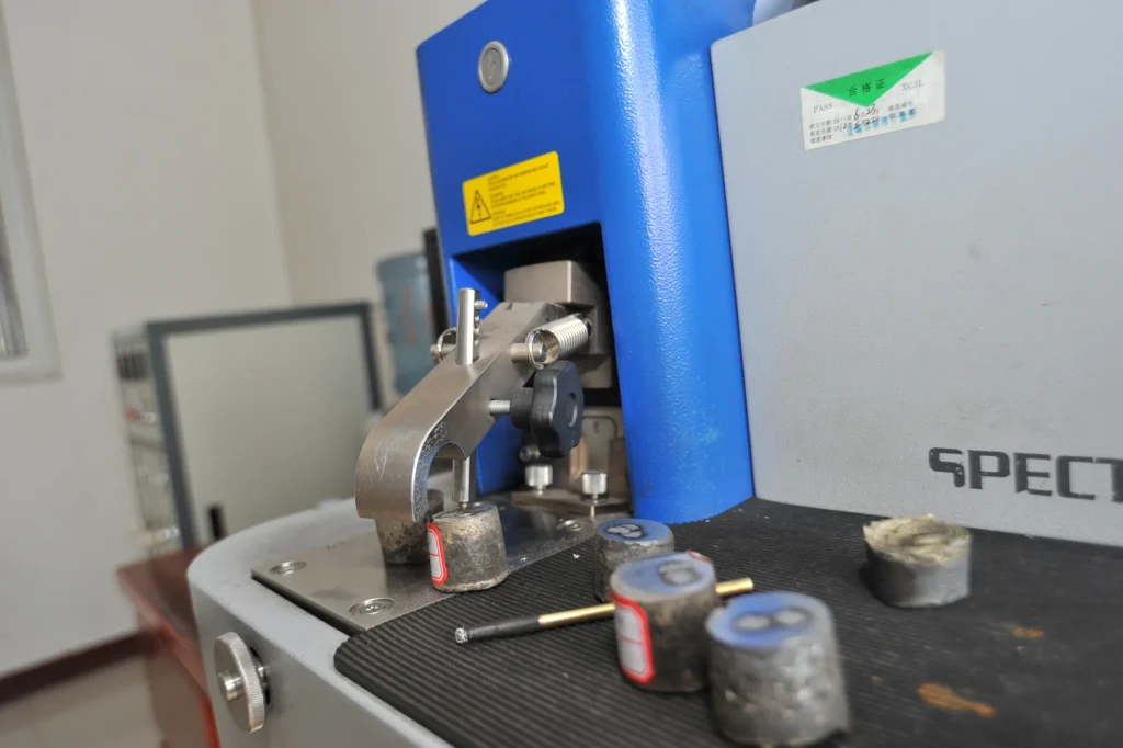 Spectrometer used for chemical composition testing